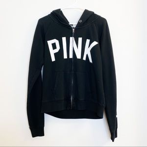 VS PINK Black Zipper Sweater SOLD